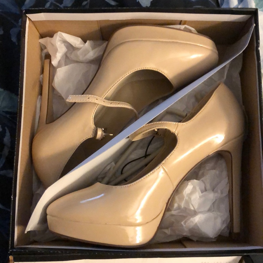 F21 Nude Heels